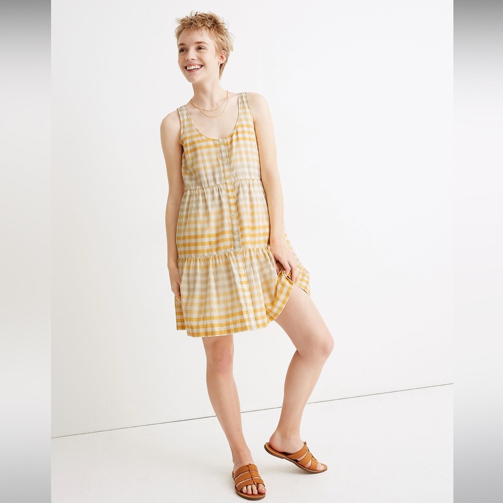 Madewell women button dress size xs